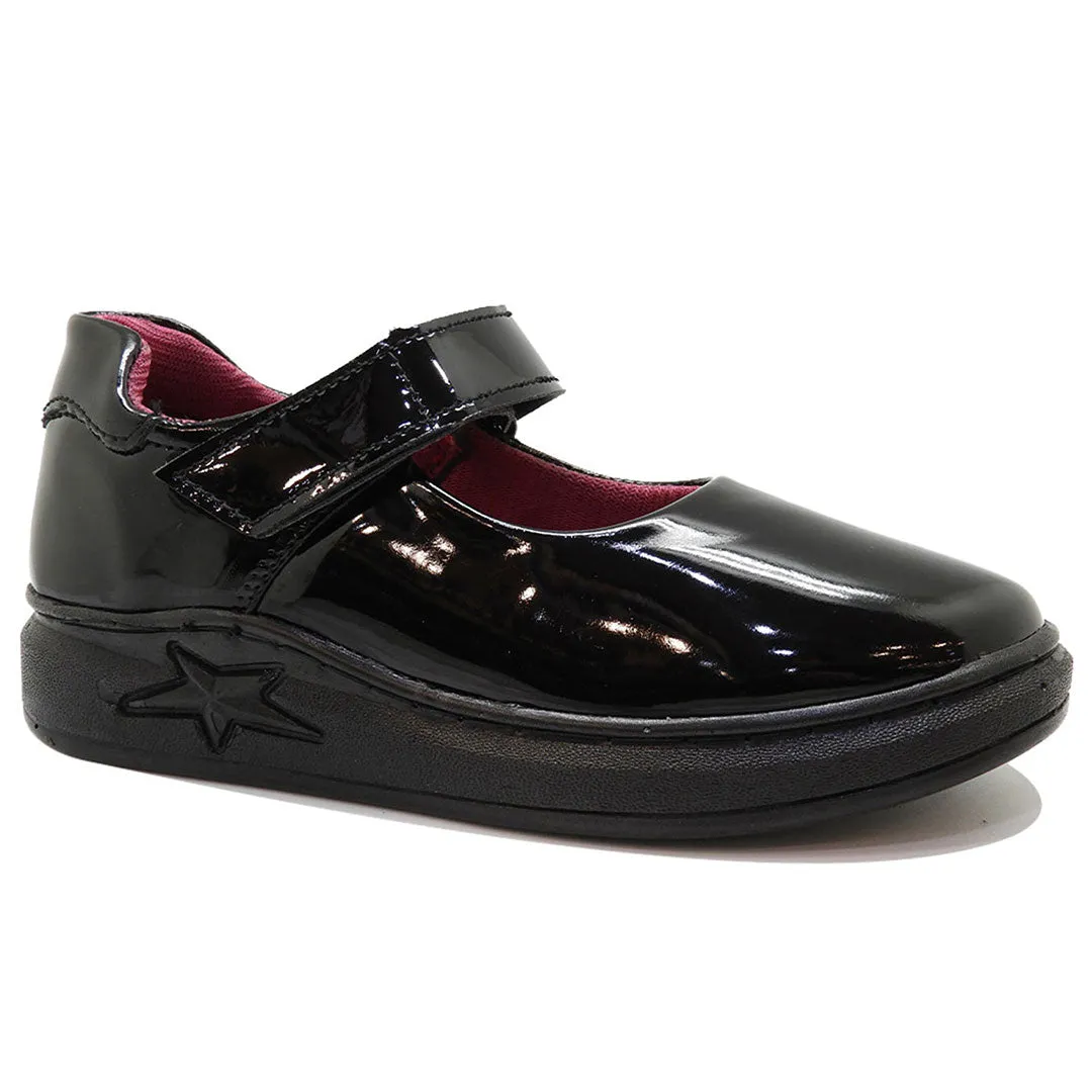 GIRLS STRAP SCHOOL SHOES CH-630