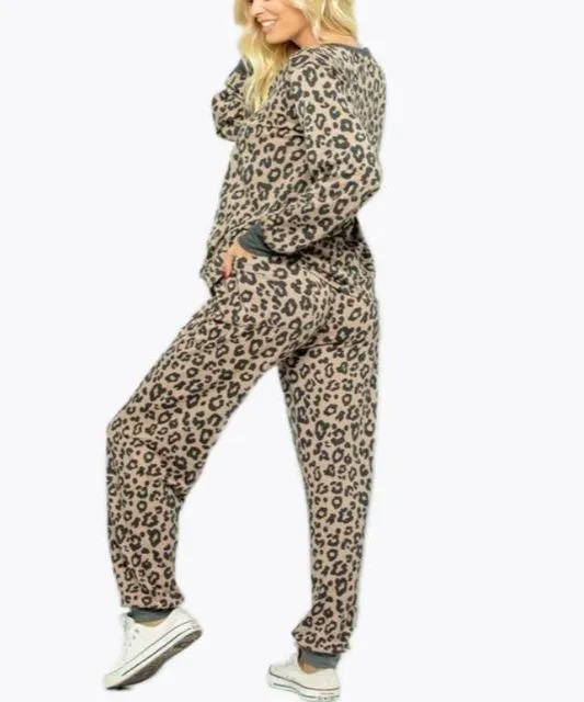 Gone Wild Leopard Jogger Pants