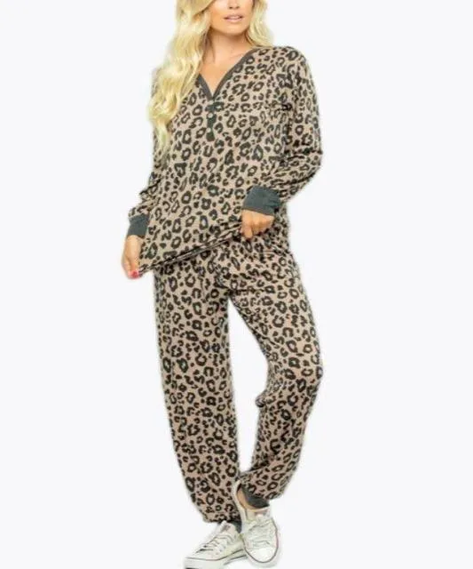 Gone Wild Leopard Jogger Pants