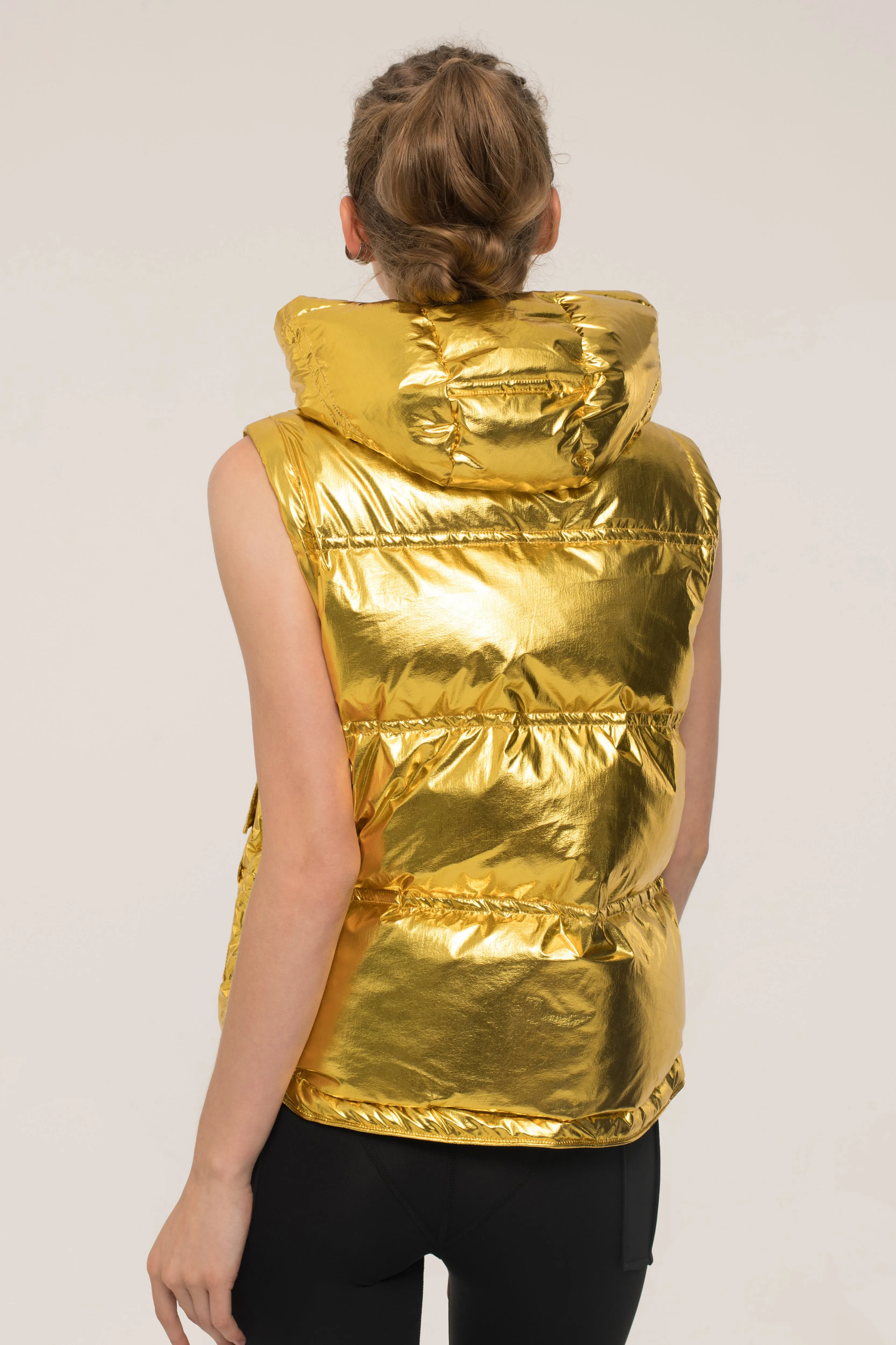 Good as Gold Puffer Vest
