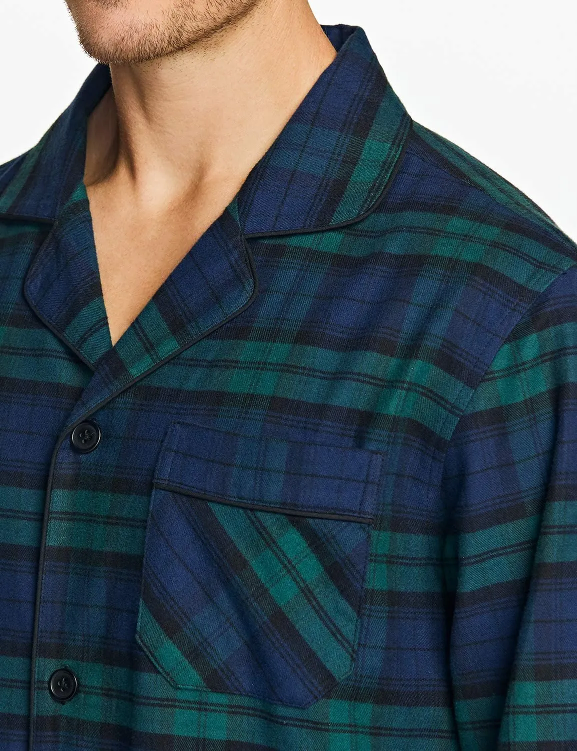 Green Checkered Nightsuit 100% Cotton