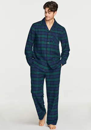 Green Checkered Nightsuit 100% Cotton