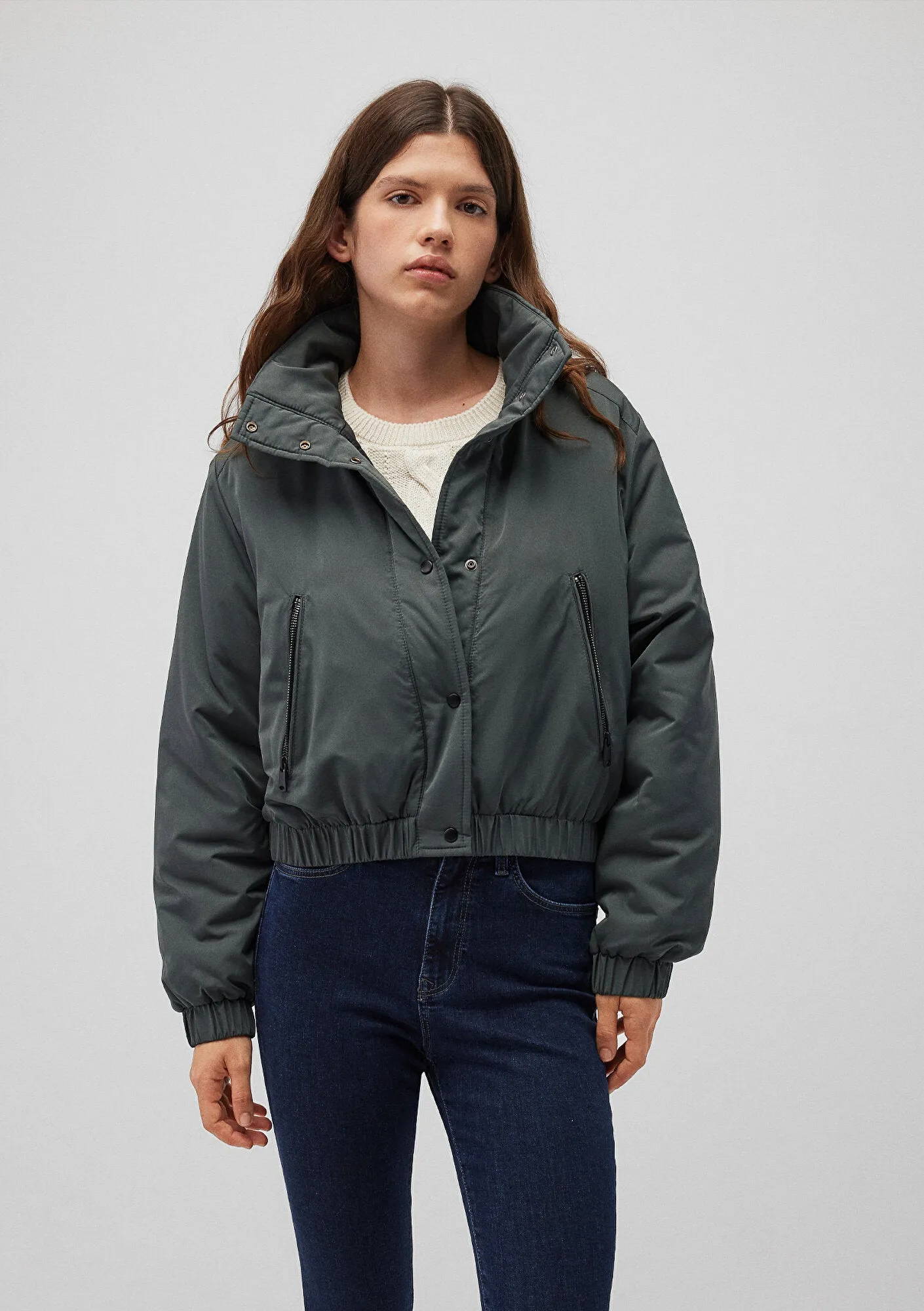 Green Puffer Jacket