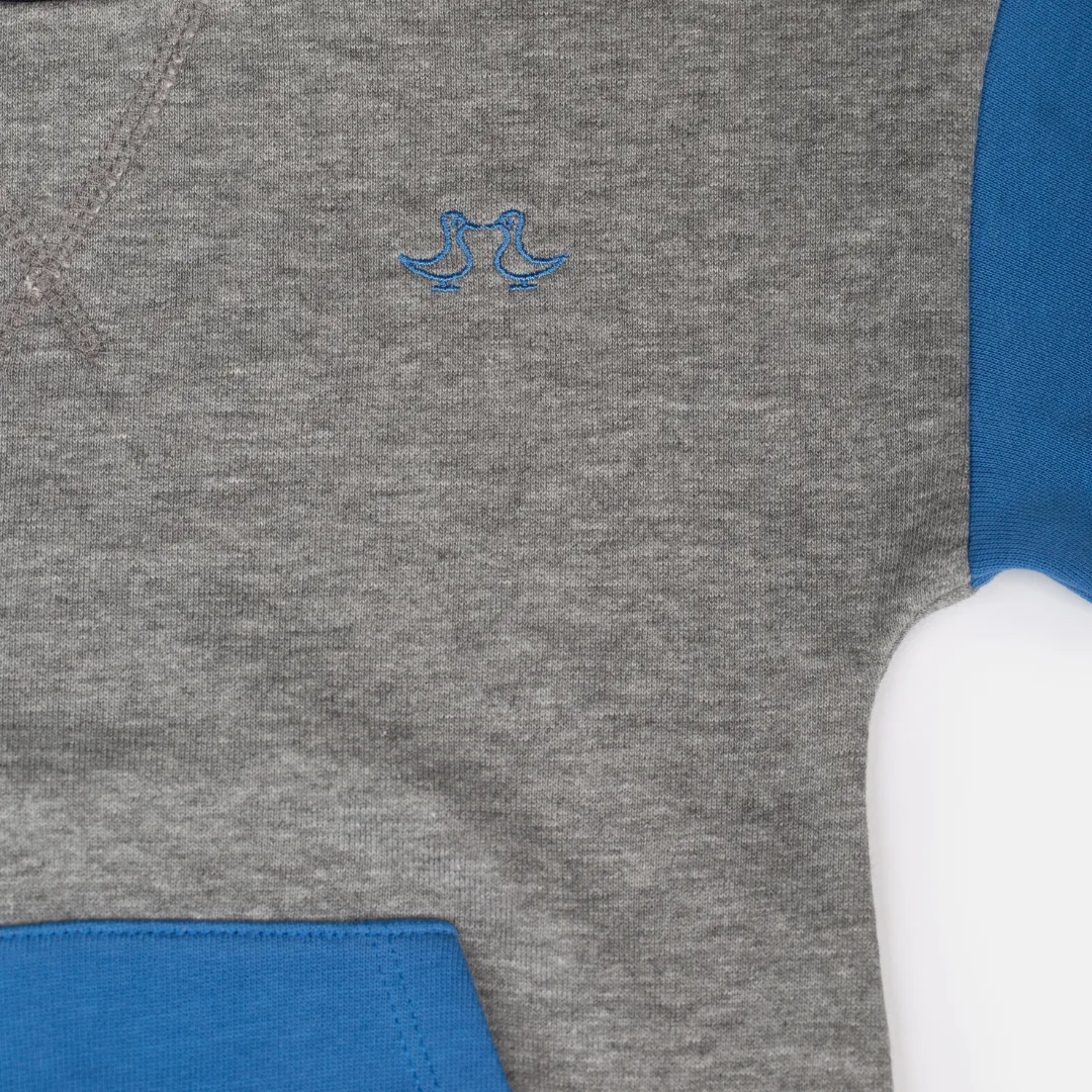 Grey & Blue Boys Lounge Set