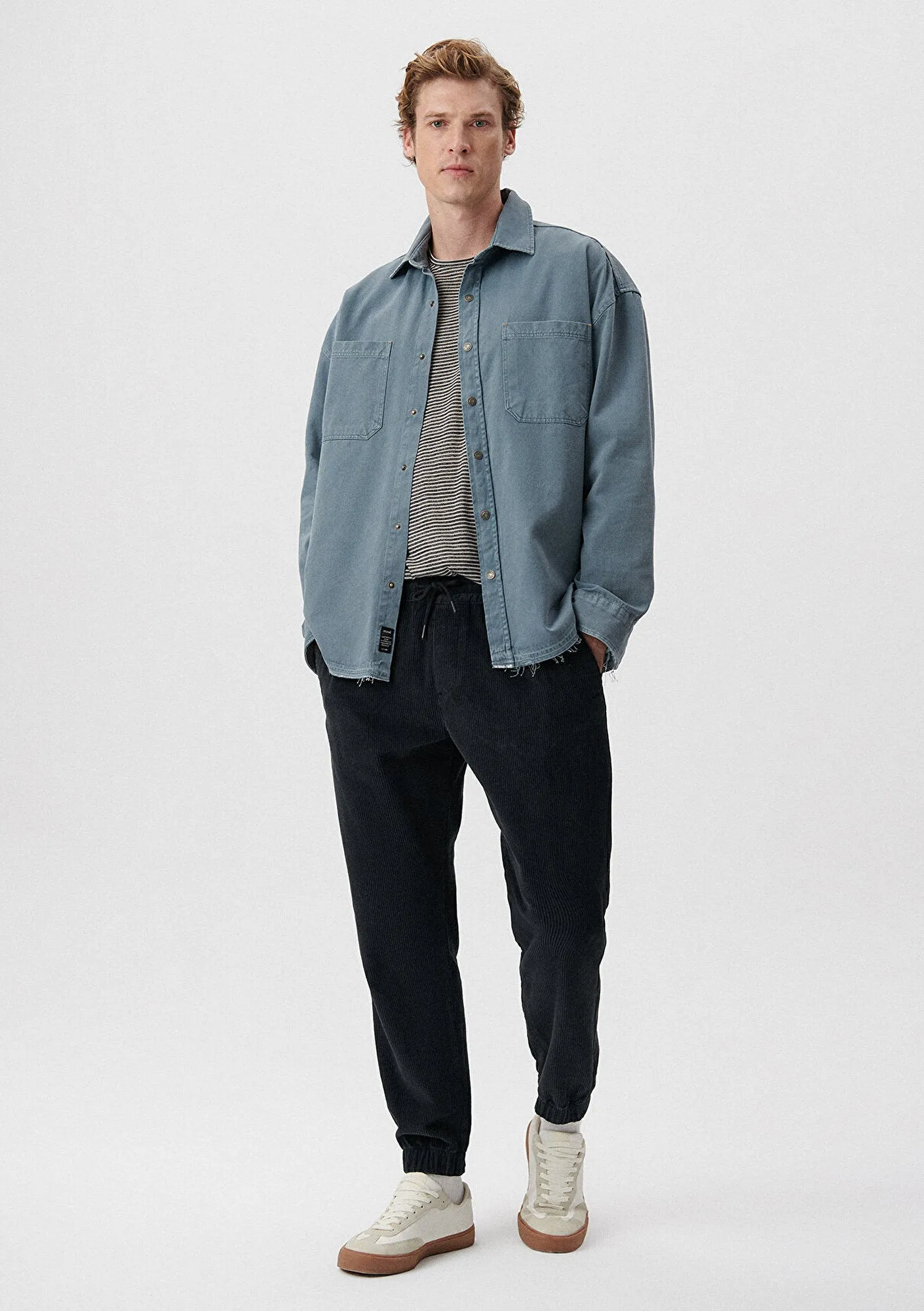 Grey Corduroy Pants