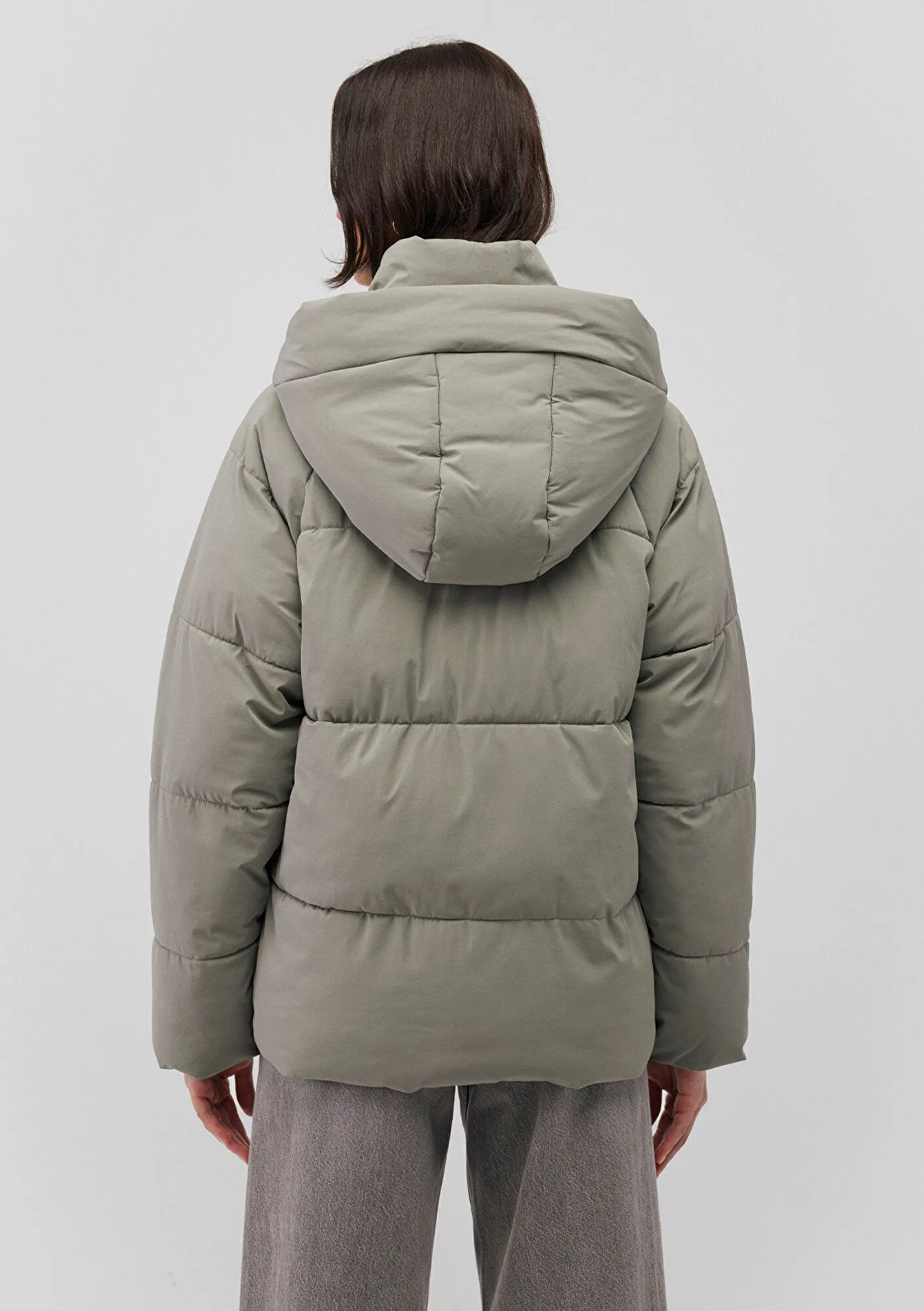Grey Puffer Jacket