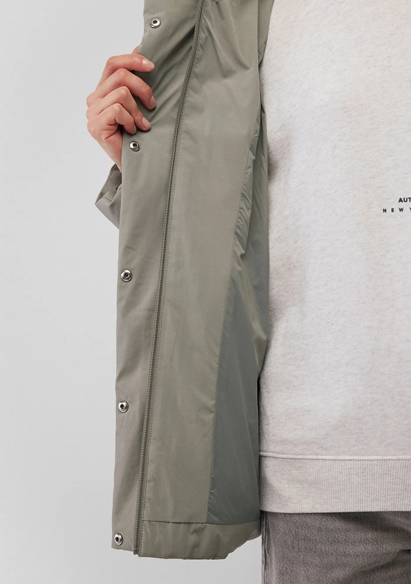Grey Puffer Jacket