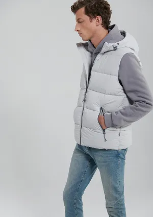 Grey Puffer Vest