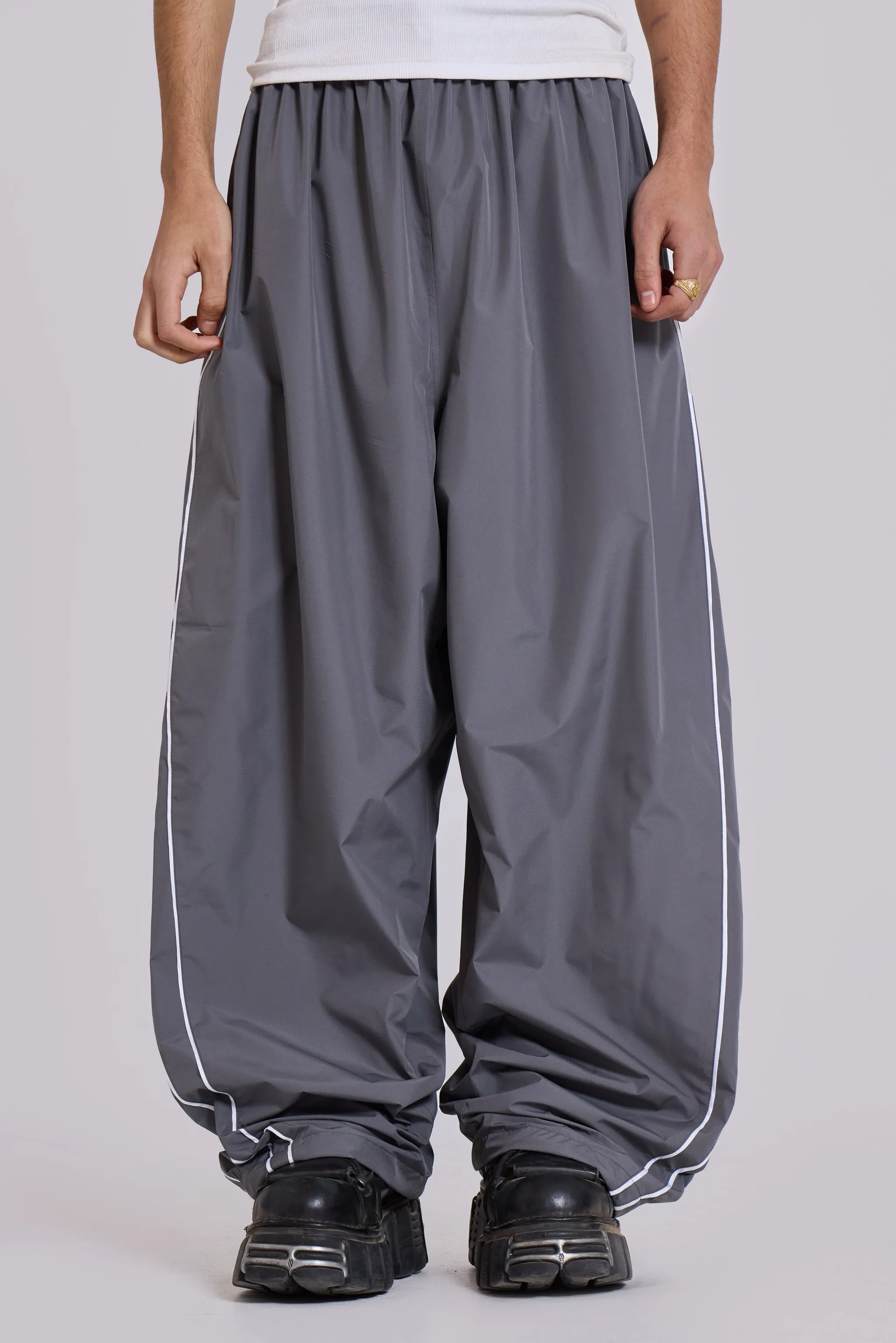 Grey Vapor Tracksuit Bottoms