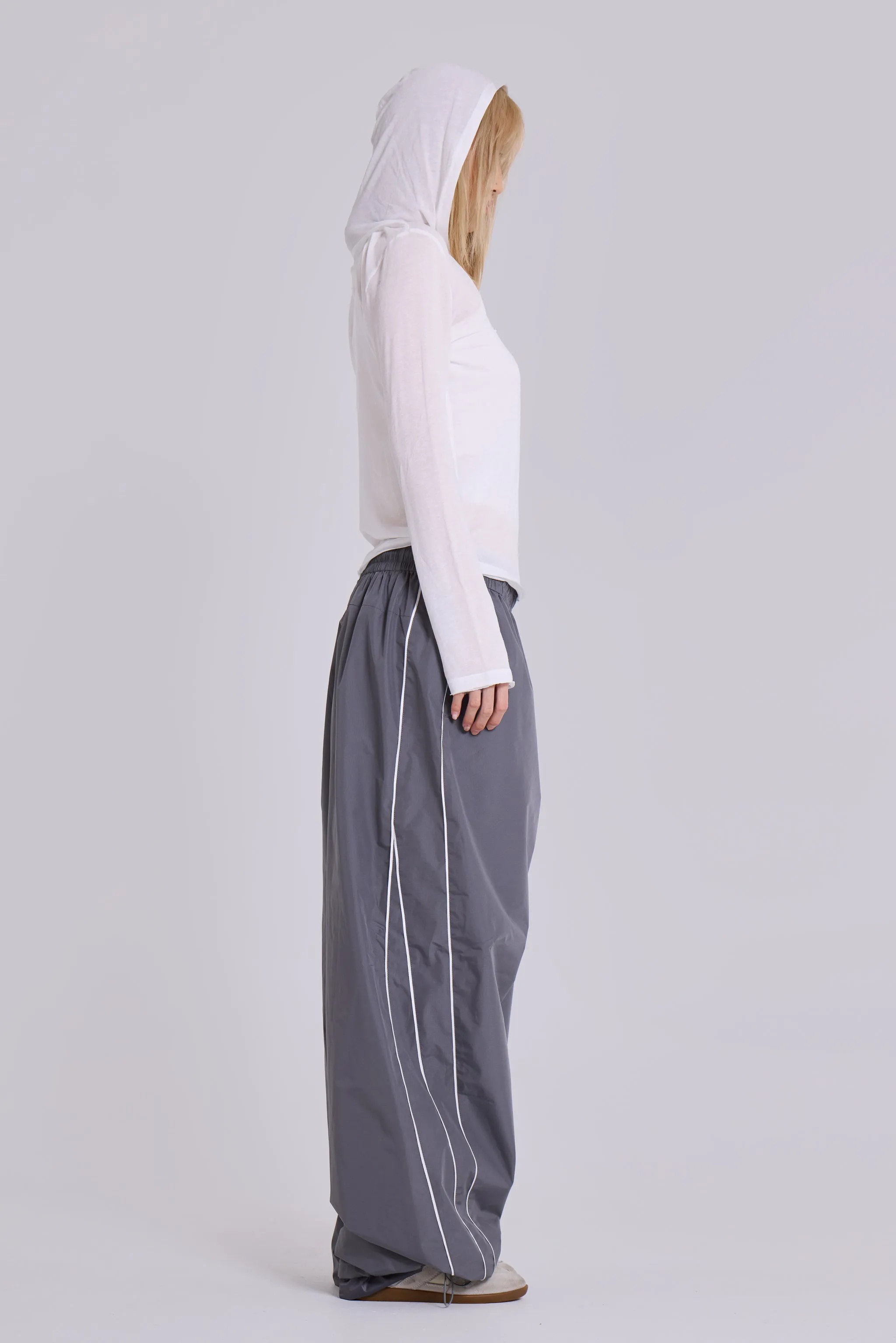 Grey Vapor Tracksuit Bottoms