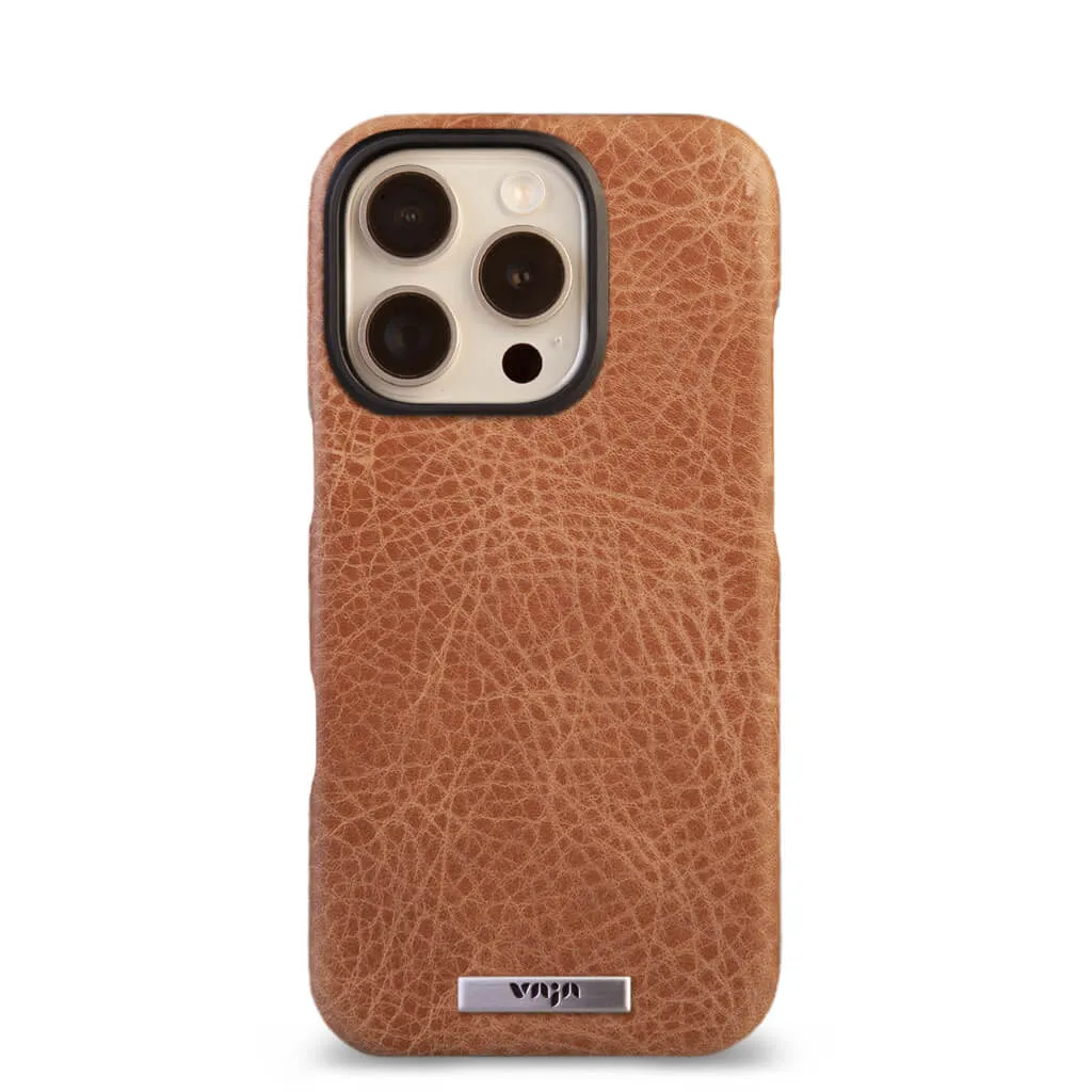 Grip - iPhone 16 Pro leather case V-Mag