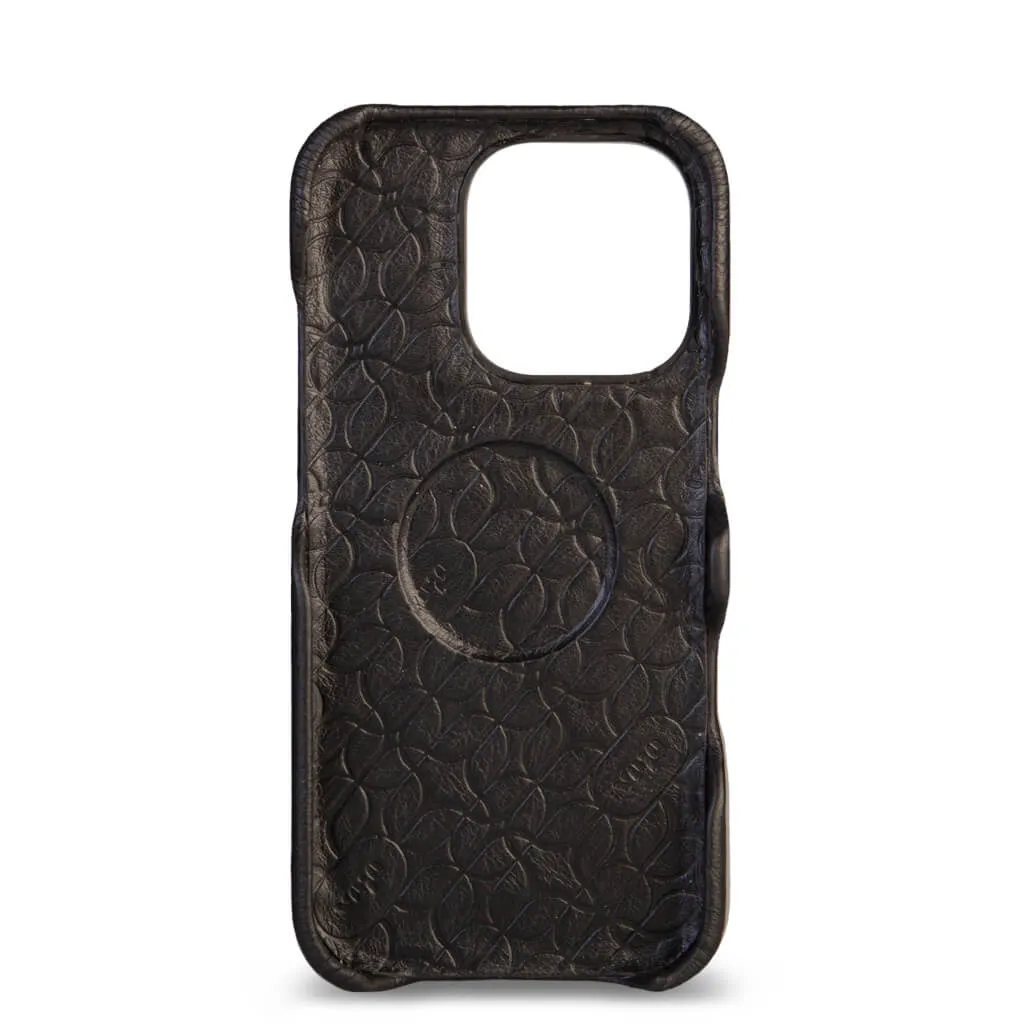 Grip - iPhone 16 Pro leather case V-Mag