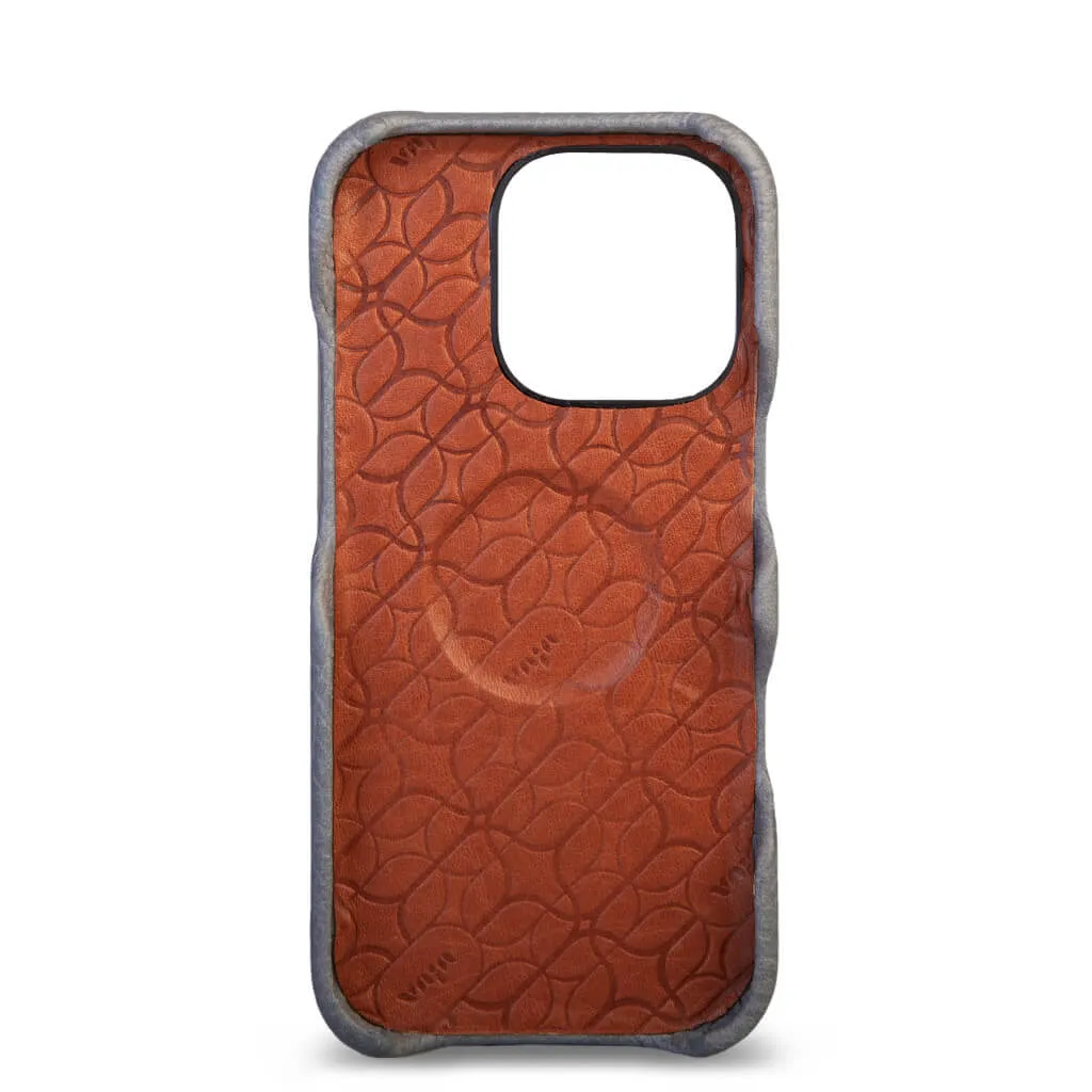 Grip - iPhone 16 Pro leather case V-Mag