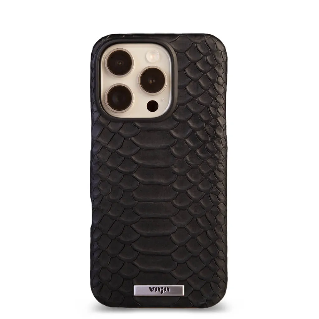 Grip - iPhone 16 Pro leather case V-Mag
