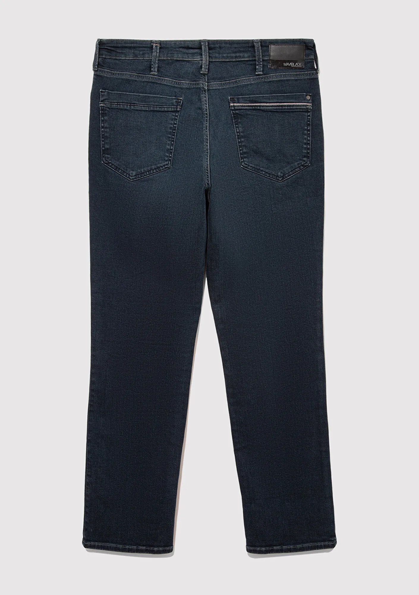 Hasan Dark Foggy Mavi Jet Black Jean Pants
