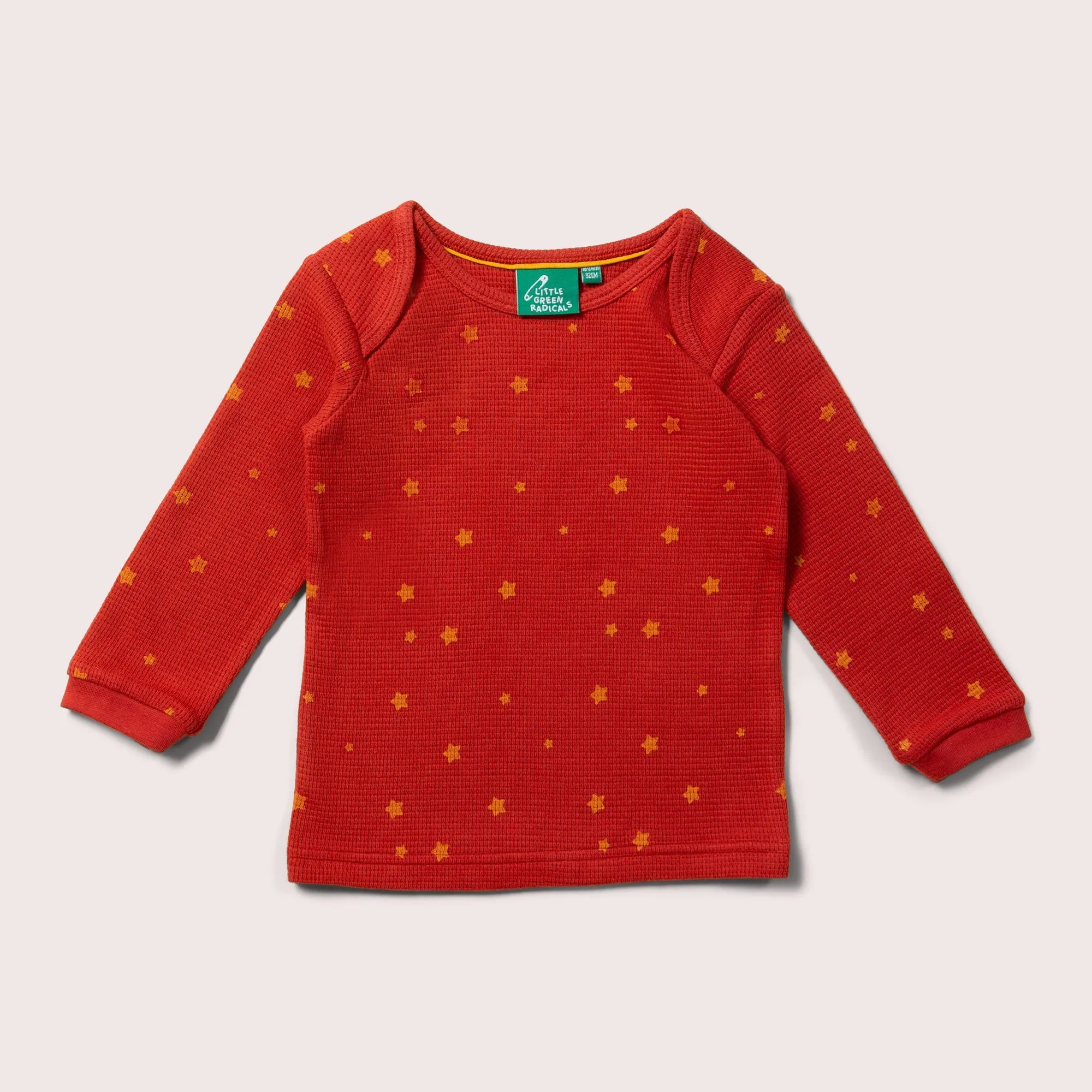 Hazelnut Stars Organic Waffle T-Shirt & Jogger Playset