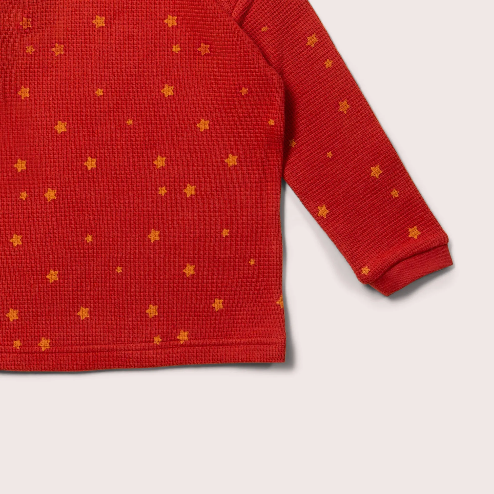 Hazelnut Stars Organic Waffle T-Shirt & Jogger Playset