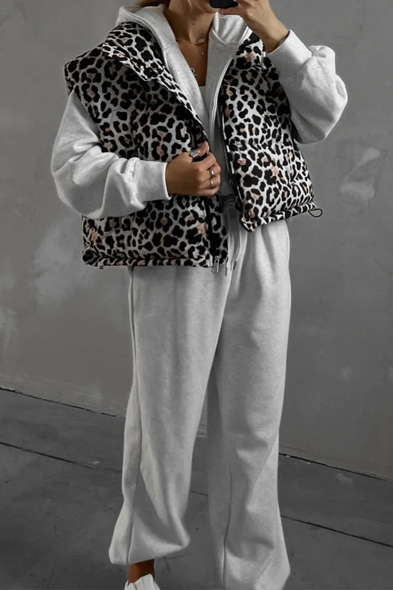 HCT1096 Wild Vibes Puffer Vest Outerwear
