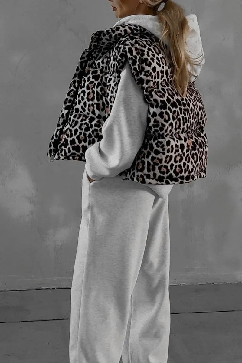 HCT1096 Wild Vibes Puffer Vest Outerwear