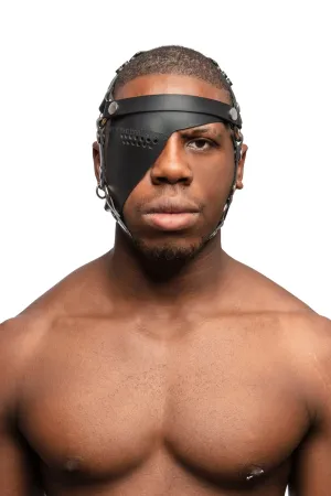 HEAD HARNESS EYE PATCH - Stainless Steel