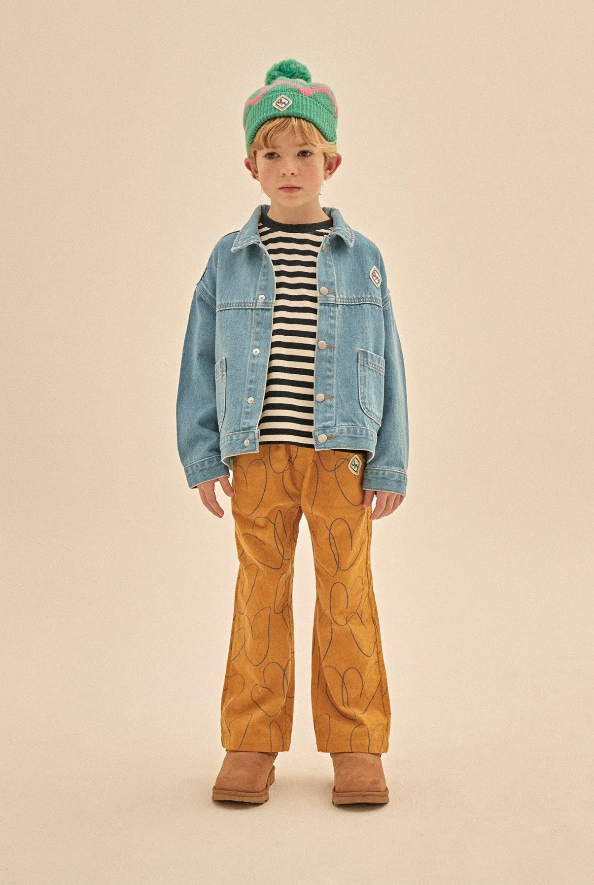 Heart Corduroy Trousers by Jelly Mallow