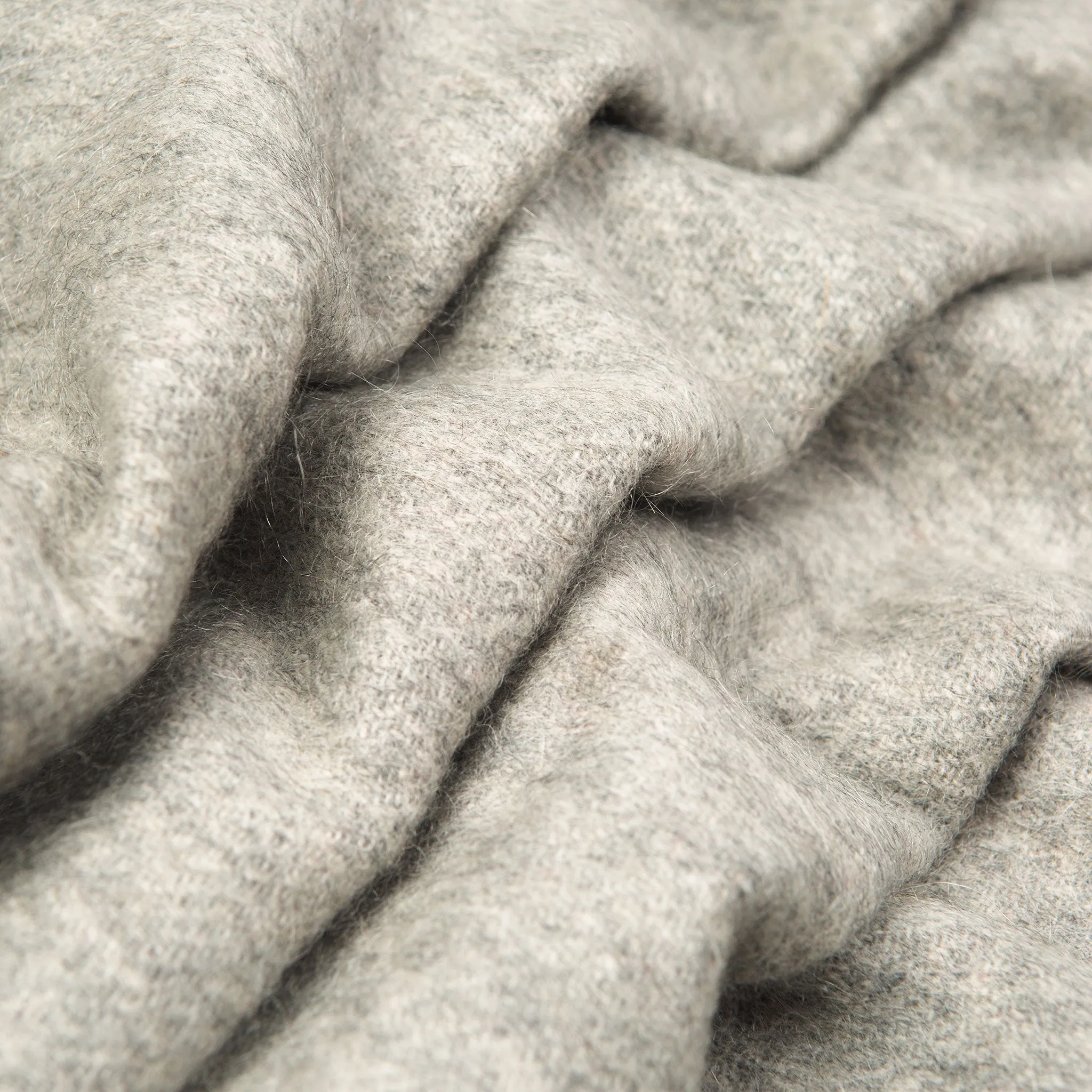 Heritage Large Plain Cashmere Scarf with Tassels and Gift Box