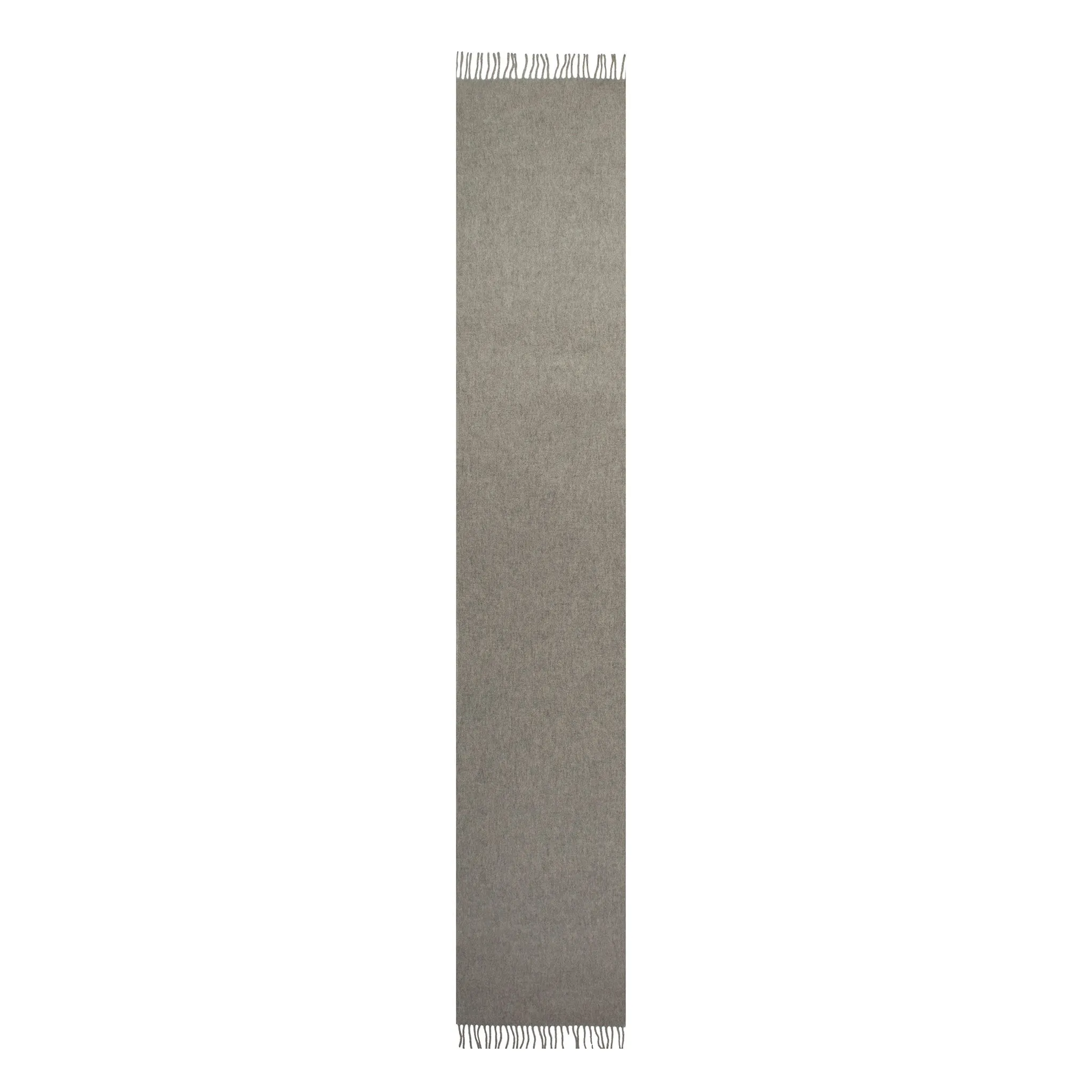Heritage Large Plain Cashmere Scarf with Tassels and Gift Box