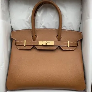 Hermès Birkin 30 Gold Epsom Gold Hardware GHW