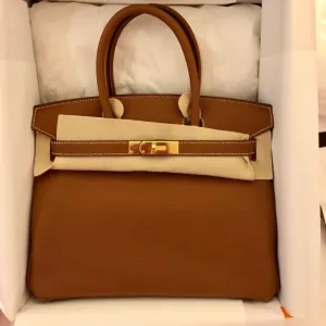 Hermès Birkin 30 Gold Togo Gold Hardware GHW