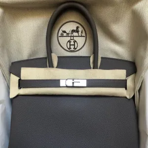 Hermès Birkin 30 Gris Etain Togo Palladium Hardware PHW