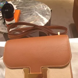 Hermès Constance 18 Gold Evercolor Gold Hardware GHW