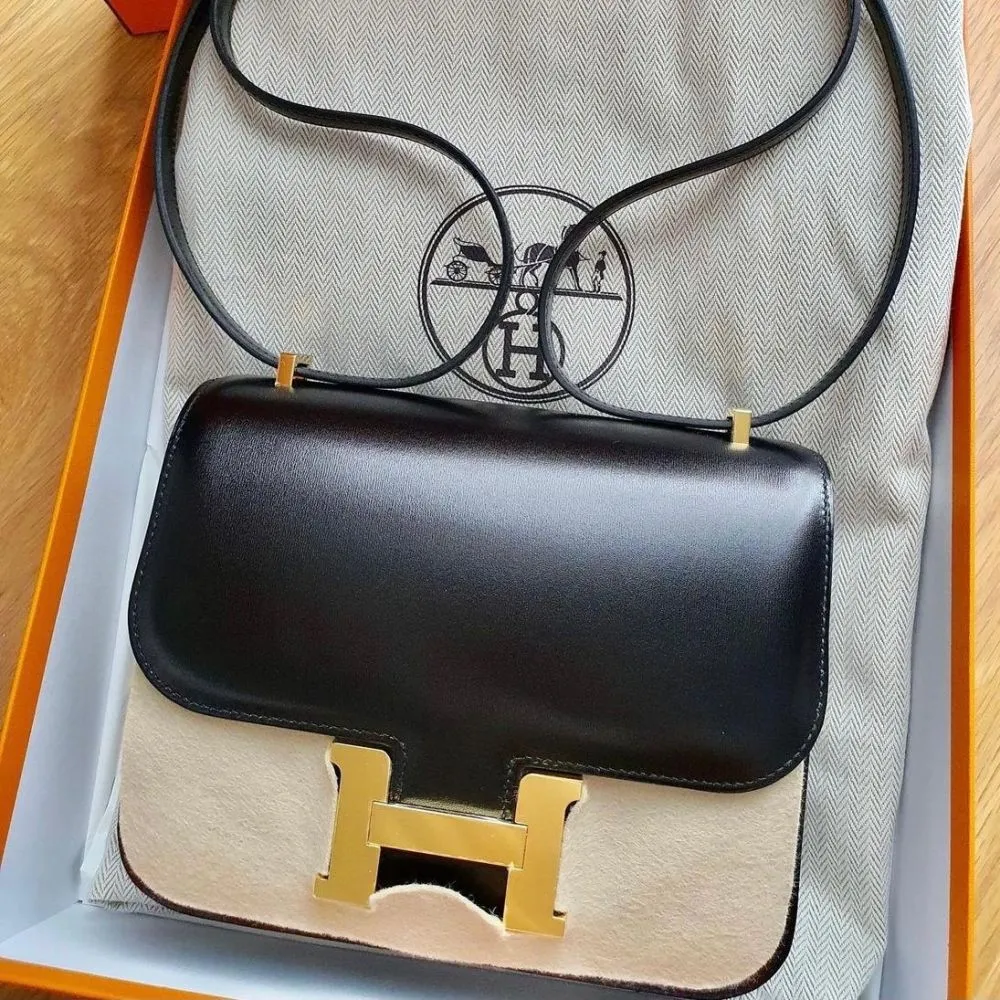 Hermès Constance 18 Noir (Black) Box Gold Hardware GHW