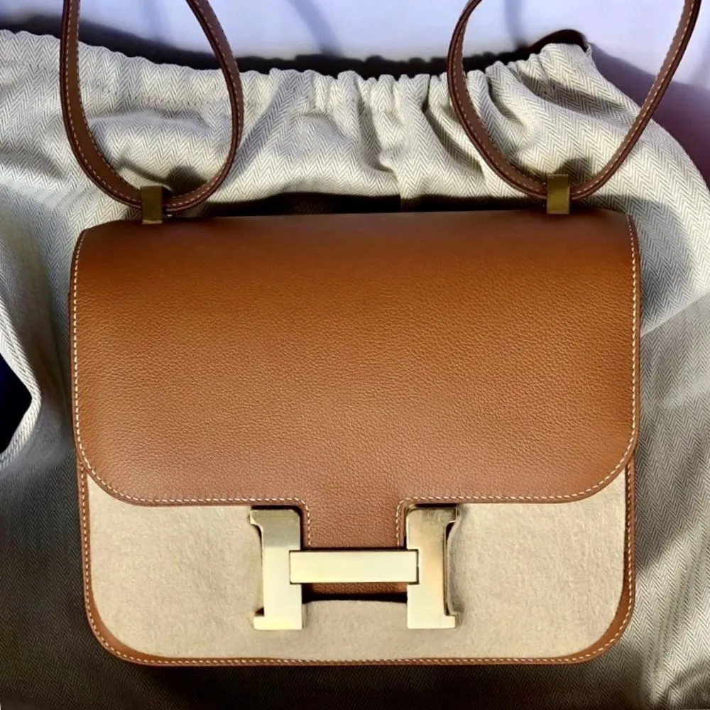 Hermès Constance 24 Gold Evercolor Gold Hardware GHW