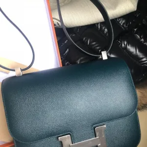 Hermès Constance 24 Vert Cyprès Epsom Palladium Hardware PHW
