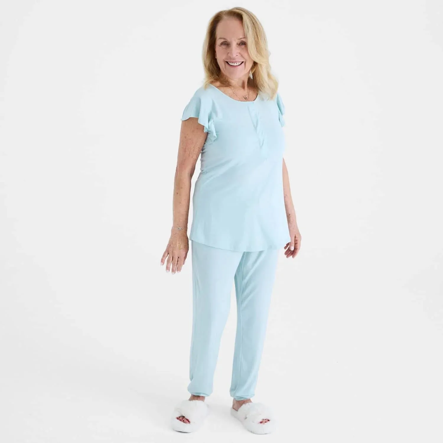 Honeydew Modal Magnetic Short Sleeve Jogger Set