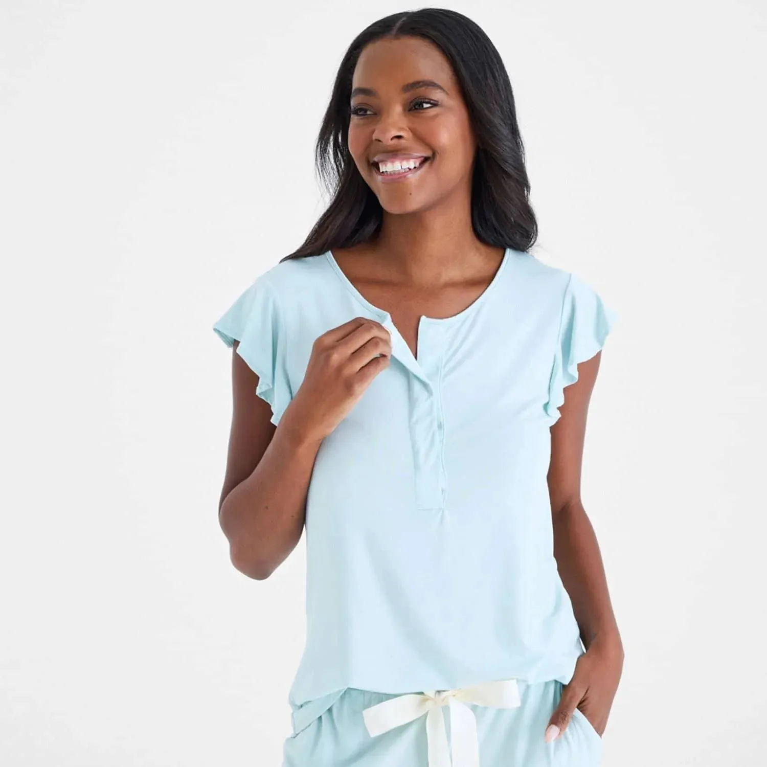 Honeydew Modal Magnetic Short Sleeve Jogger Set