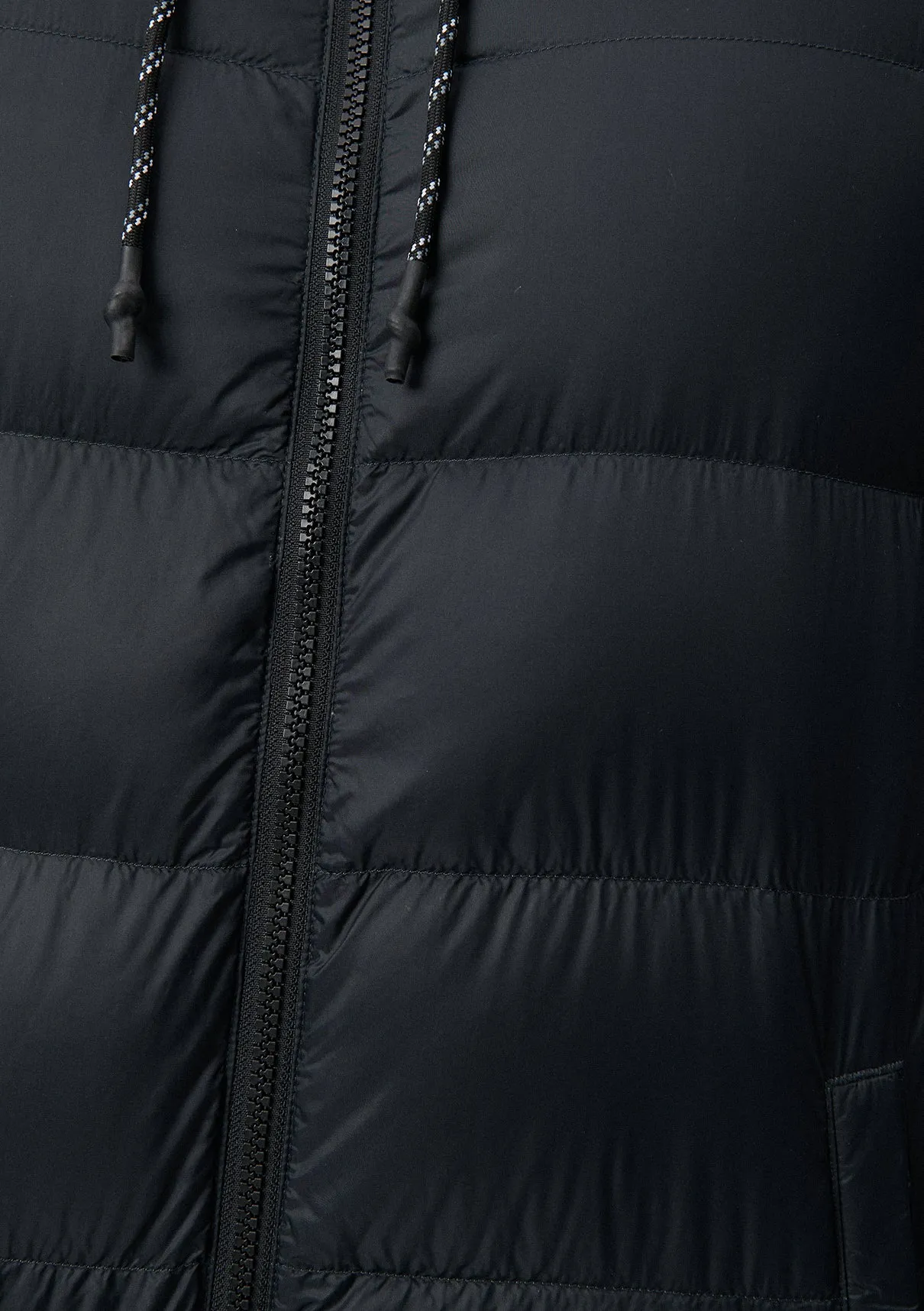 Hooded Black Puffer Jacket
