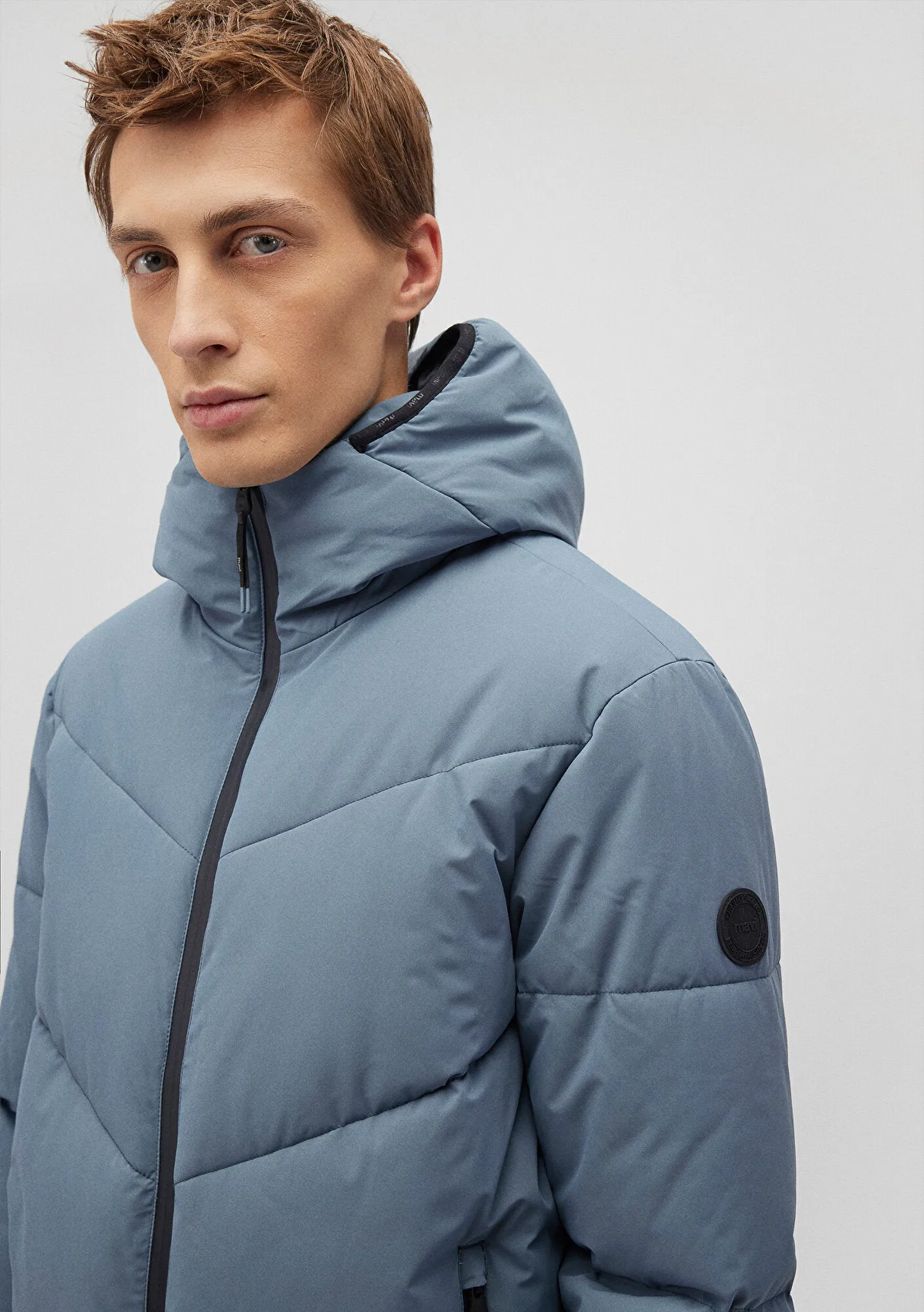 Hooded Blue Jacket