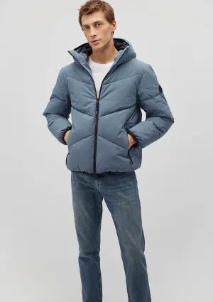 Hooded Blue Jacket