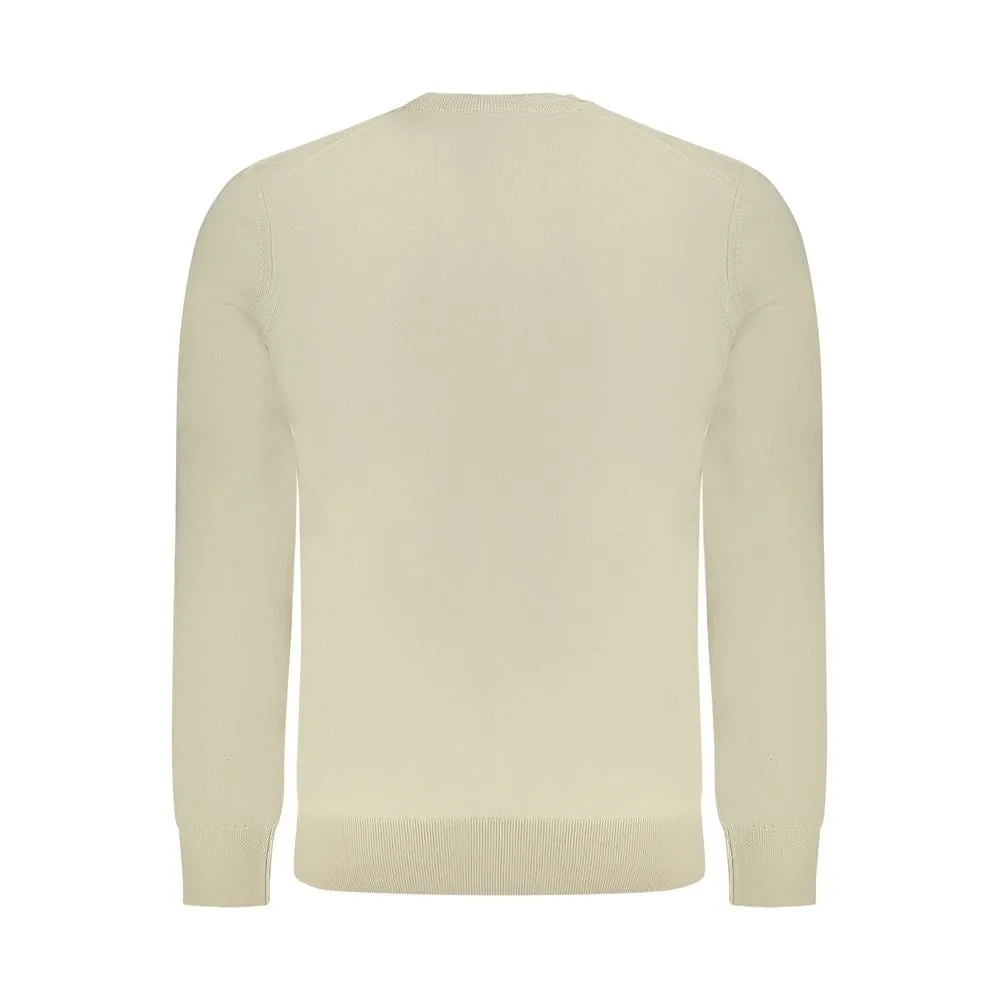 Hugo Boss Beige Cotton Men Sweater