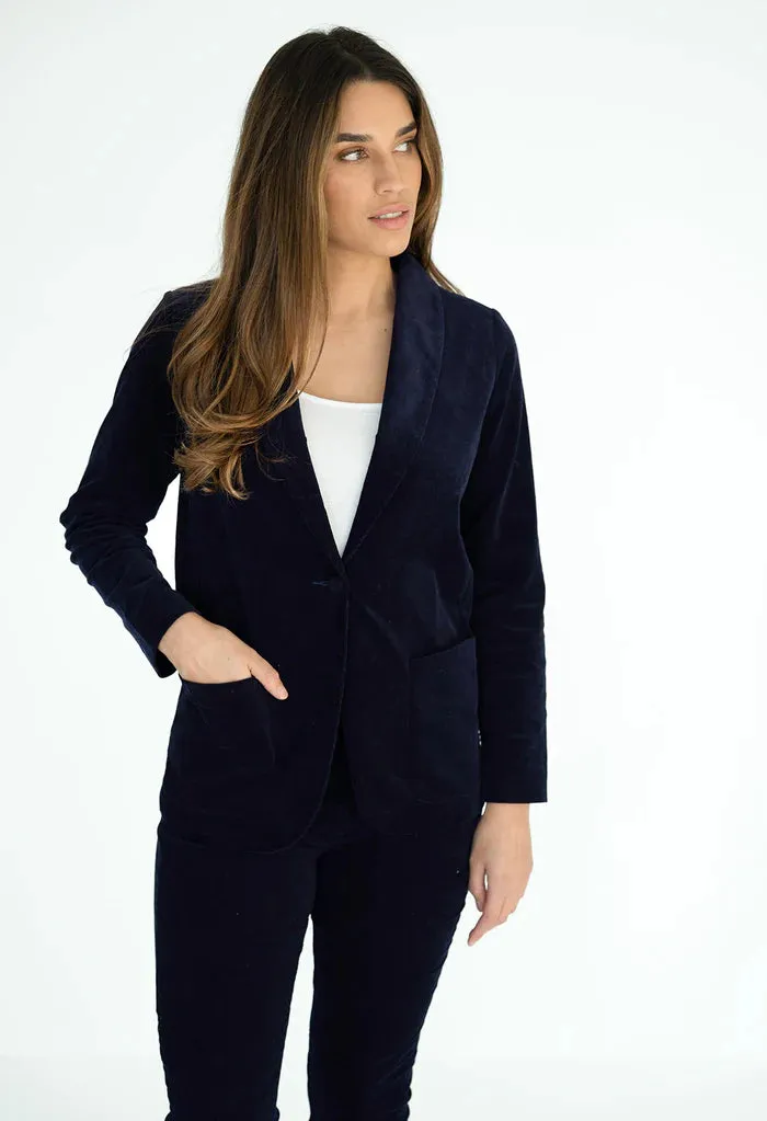 Humidity Blondie Jacket- Indigo