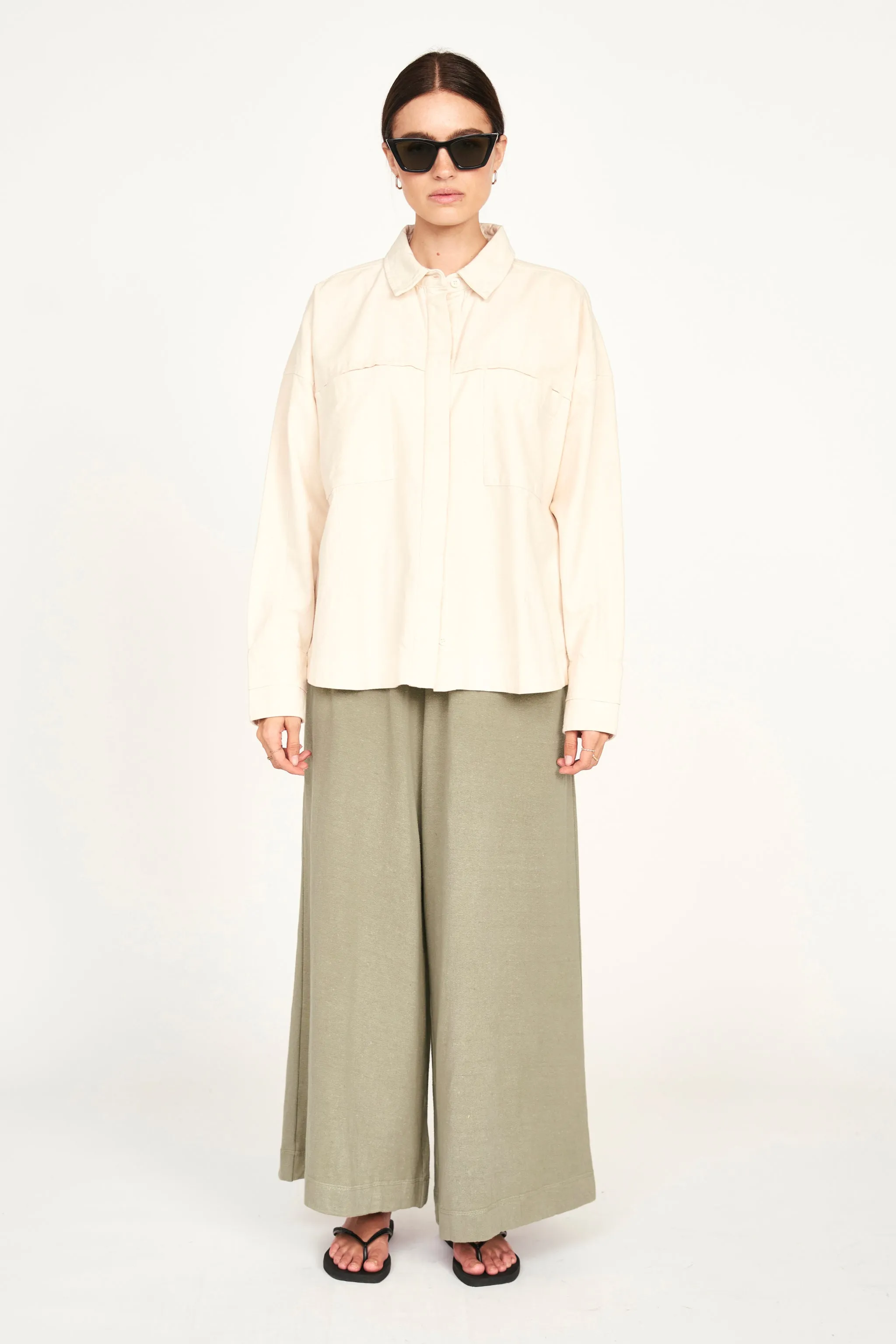 Huron Work Shirt in Bone