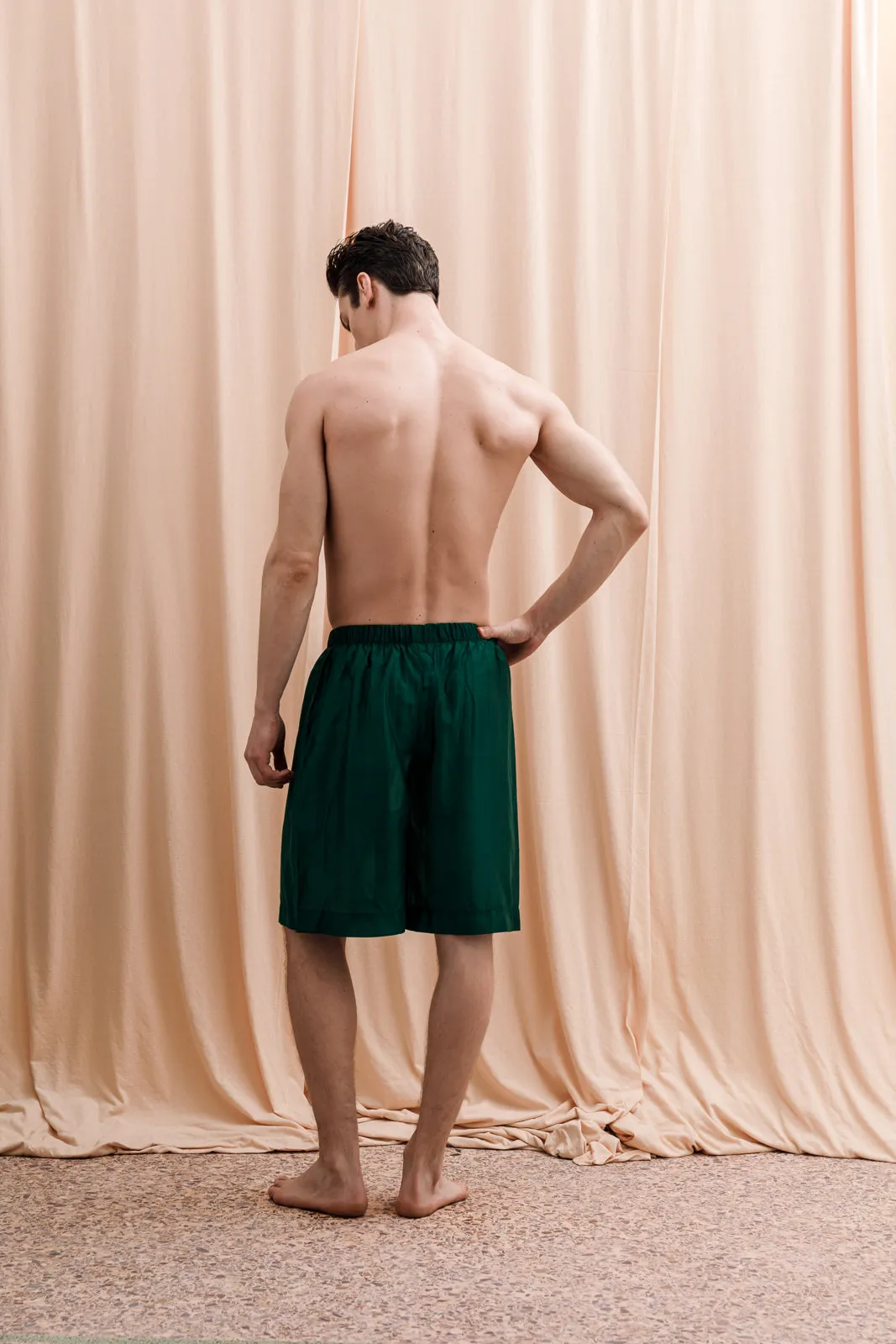 Iberis Long Boxer Shorts Green