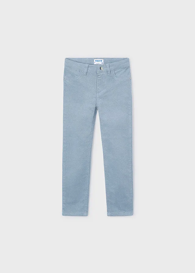 Iceberg Blue Corduroy Pants