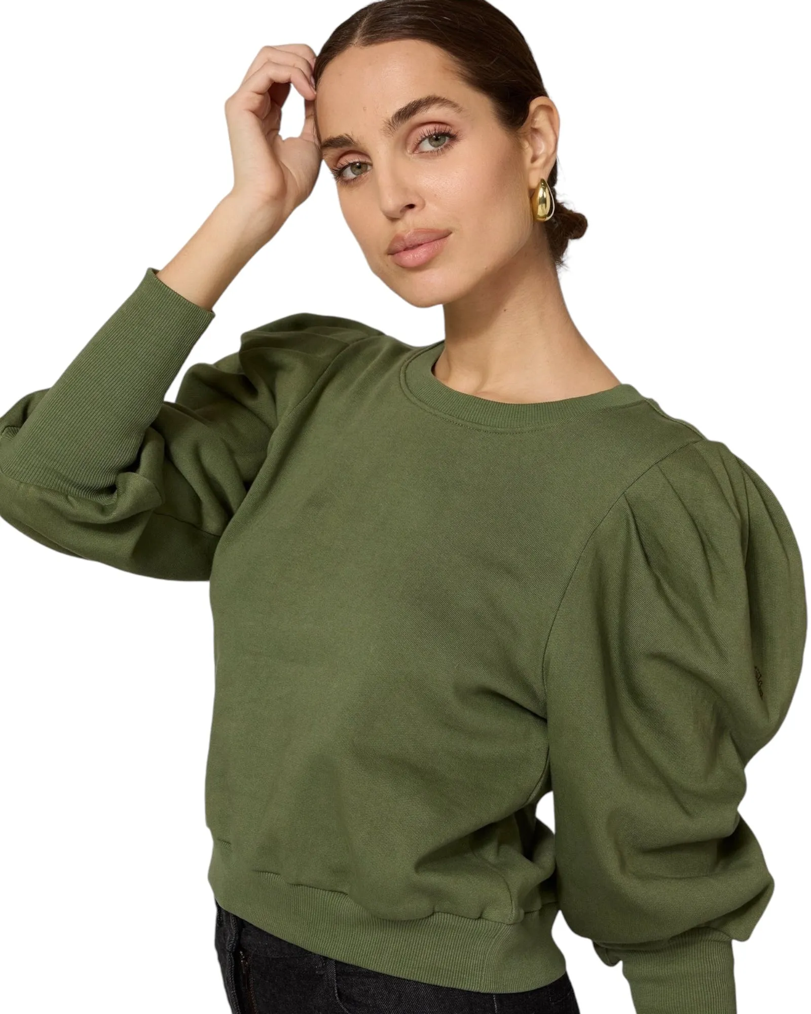 Indi Sweatshirt | Army Green