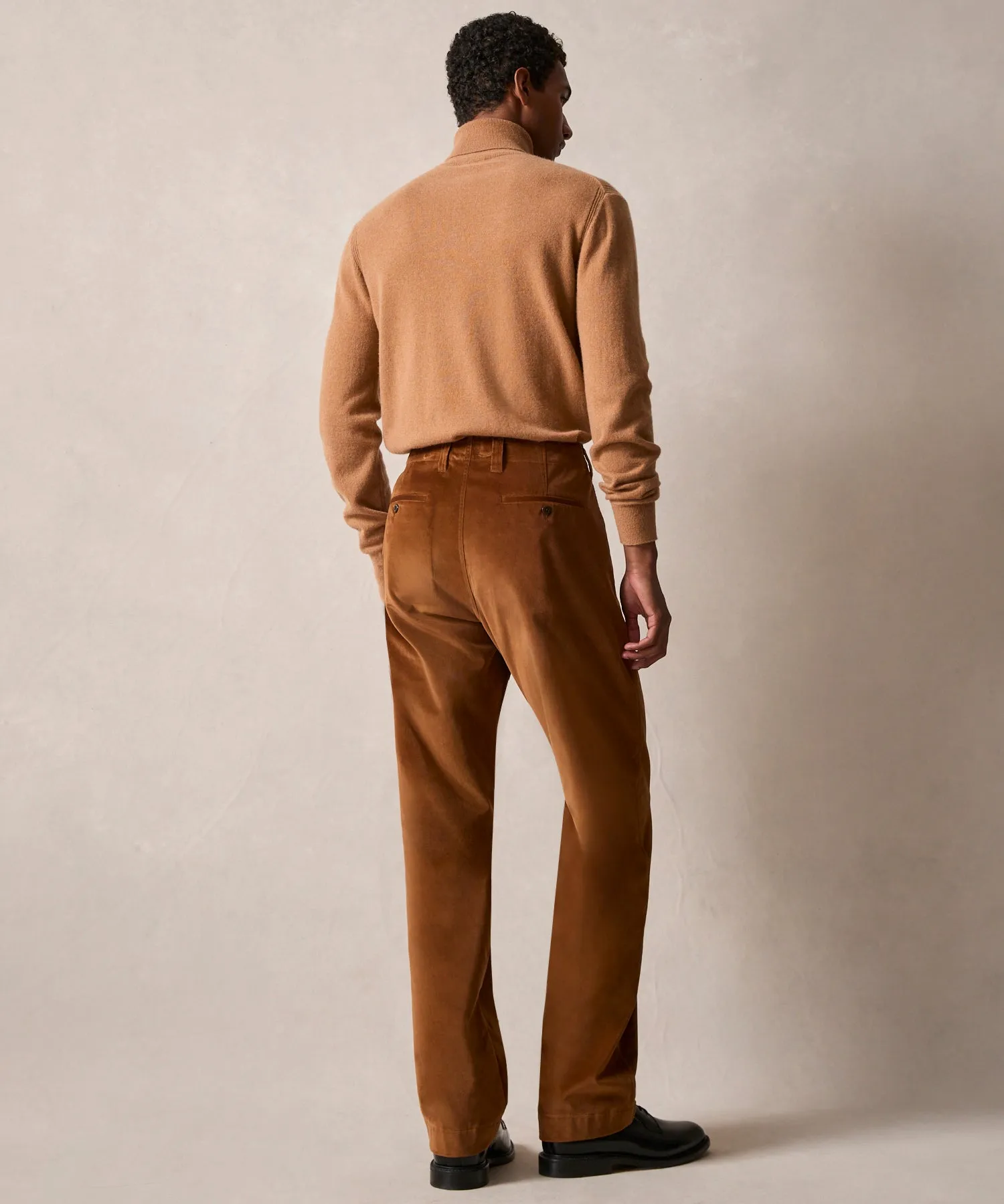Italian Relaxed Velvet Trouser