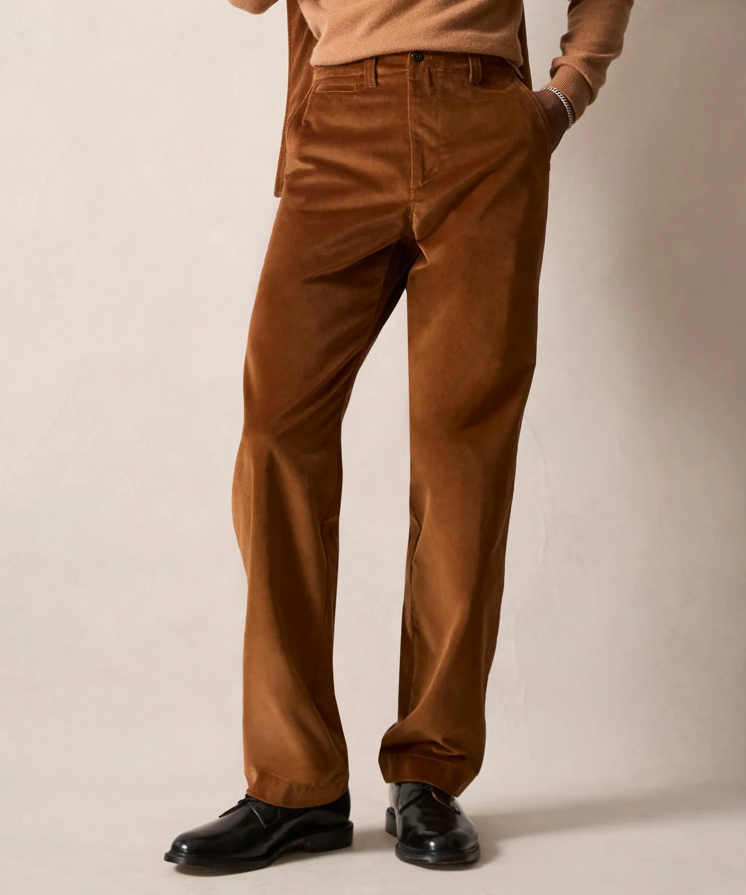 Italian Relaxed Velvet Trouser