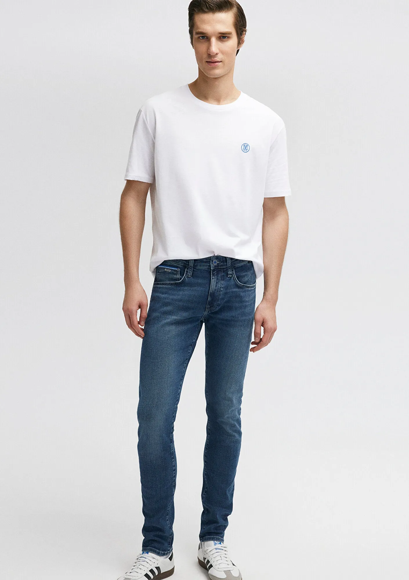 Jake Dark Vintage Premium Blue Jean Pants
