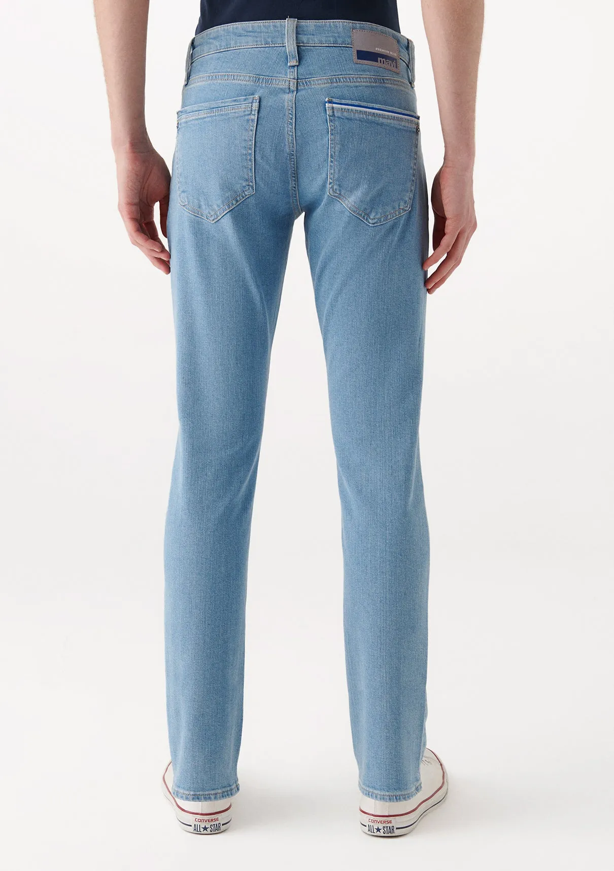Jake Mid Ripped Premium Blue Jean Pants