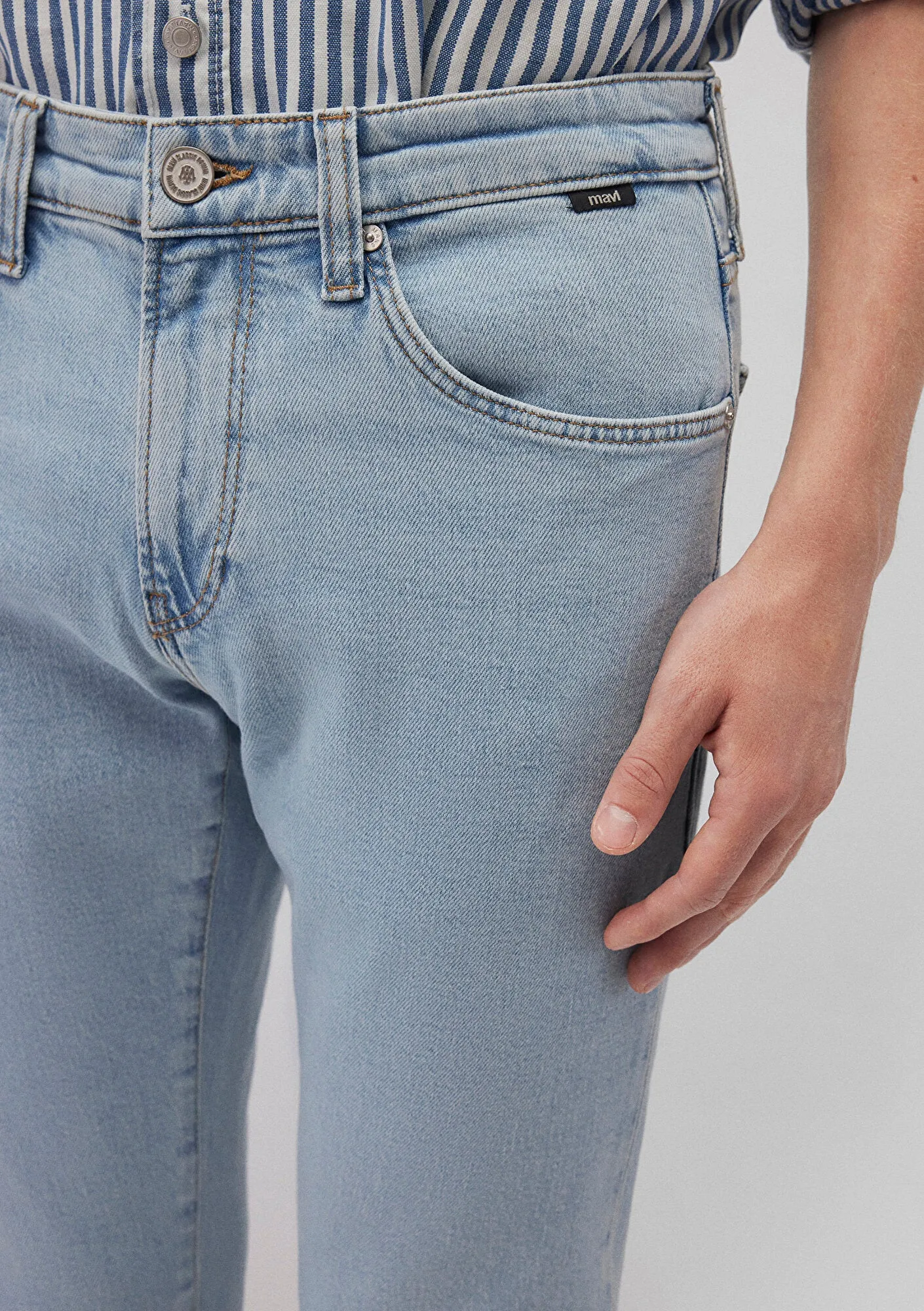 James Light Blue Classic Denim Jean Pants